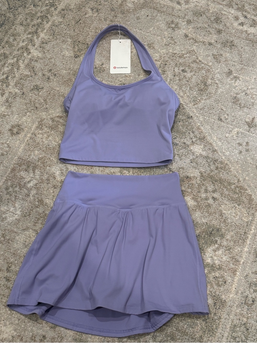 lululemon athletica Lavender Two-Piece Athletic Skirt Set